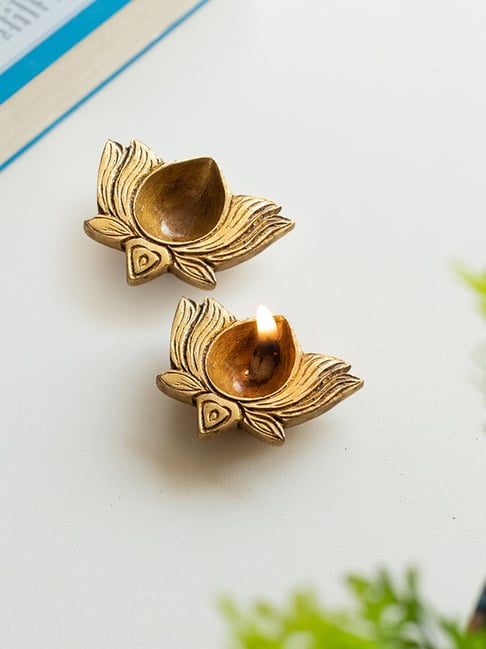 Golden Lotus Brass Casting Jewellery