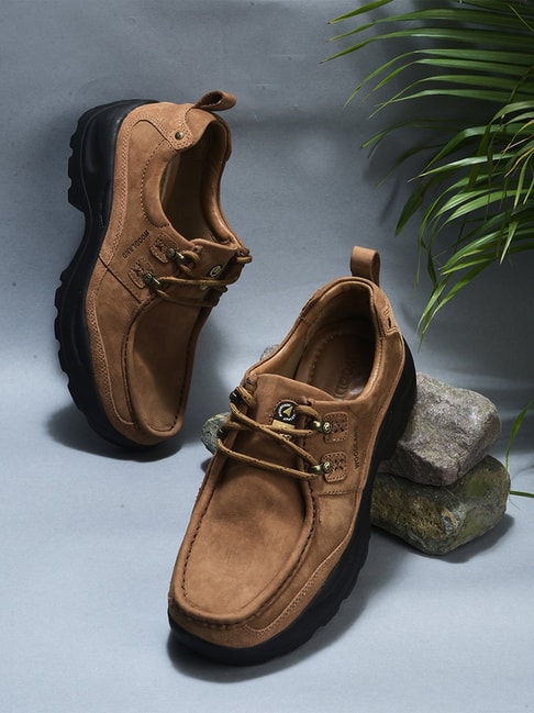Woodland Men's Brown Derby Shoes