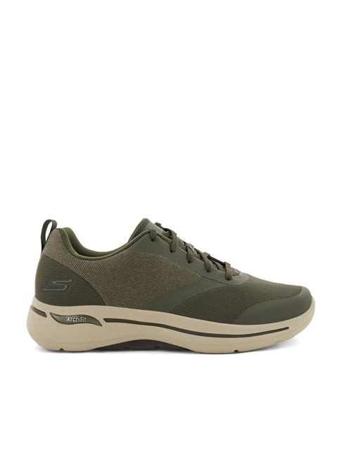 Skechers go store walk mens olive