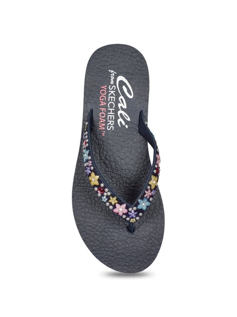 Buy Skechers Women's MEDITATION - DANCING Grey Thong Sandals for Women at  Best Price @ Tata CLiQ