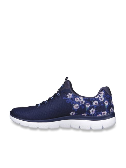 Buy Skechers Women's D'LUX COMFORT-GLOW T Navy Loafers for Women at Best  Price @ Tata CLiQ