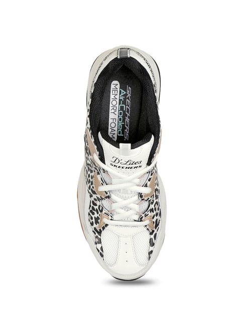 Skechers air cooled clearance memory foam leopard