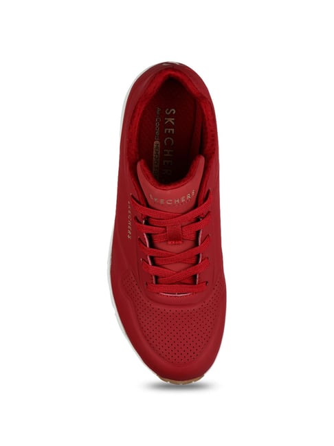 Buy Skechers Women's UNO STAND ON AIR Red Derby Shoes for Women
