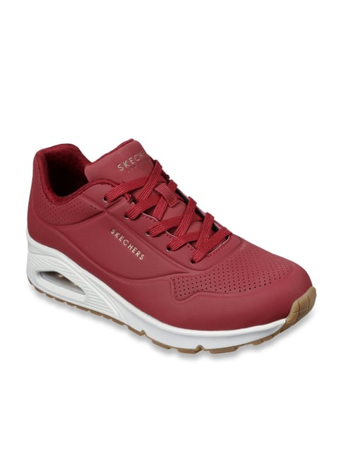 Buy Skechers Women's UNO STAND ON AIR Red Derby Shoes for Women