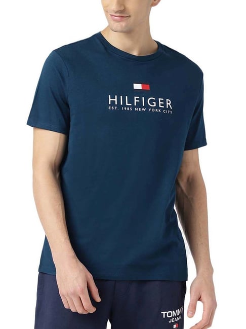 Tommy Hilfiger Classic Navy Logo Regular Fit T-Shirt