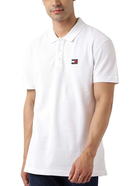 Tommy Hilfiger White Classic Fit Polo T-Shirt