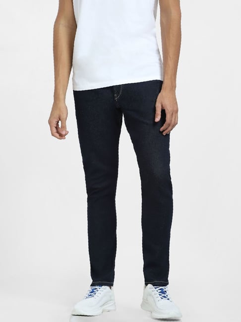 Jack & Jones Dark Navy Regular Fit Low Rise Jeans