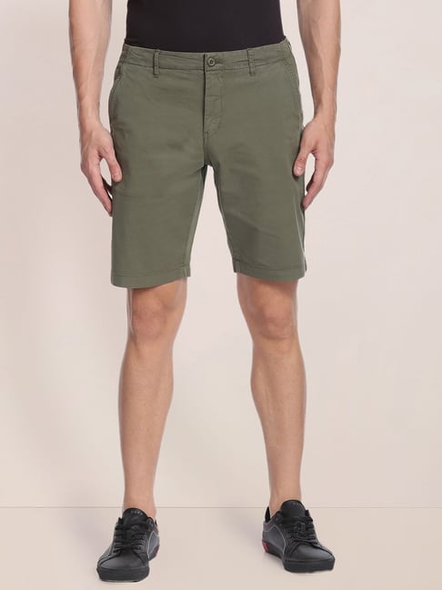 U S Polo Assn U.S. Polo Assn. Green Slim Fit Shorts