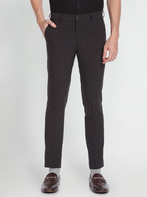 Buy Louis Philippe Grey Trousers Online - 809058 | Louis Philippe