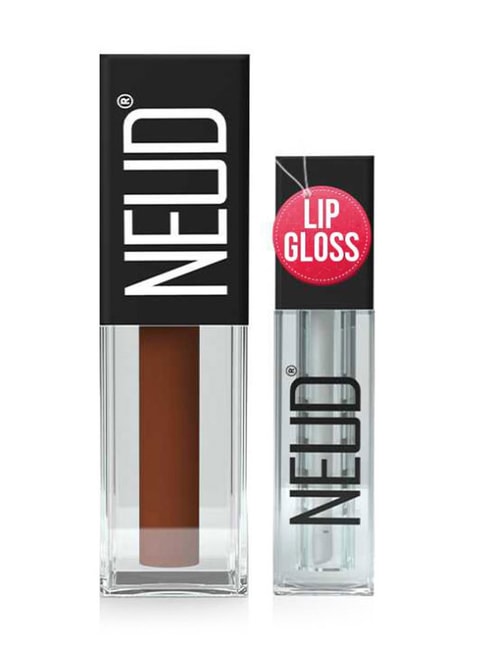 NEUD Matte Liquid Lipstick Oh My Coco with Free Lip Gloss