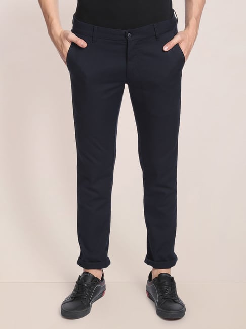 Buy US Polo Assn Khaki Cotton Regular Fit Trousers for Mens Online   Tata CLiQ