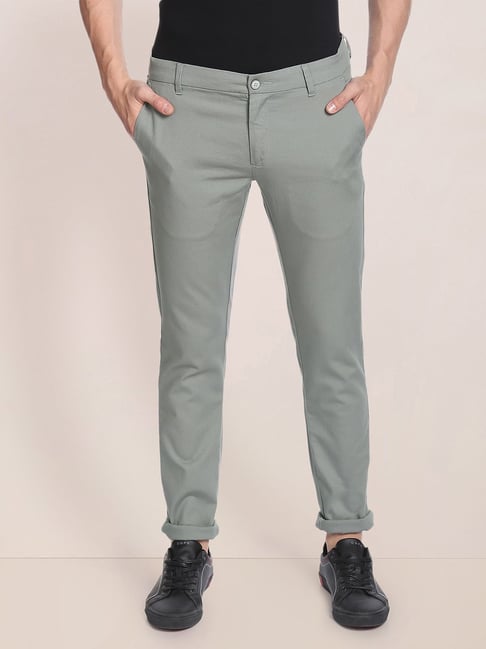 Buy Men Regular Fit Flat-Front Trousers Online at Best Prices in India -  JioMart.