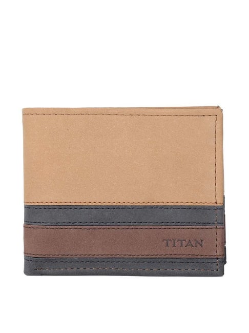 Buy TITAN Dark Brown Leather Men's Wallet (TW107LM1DB) at Amazon.in