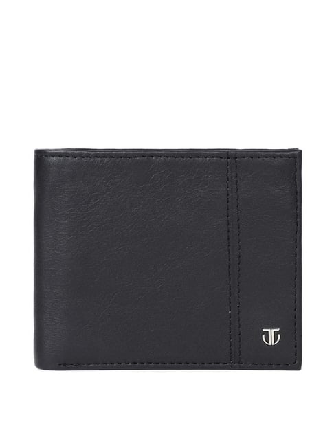 Buy Titan Black Formal Leather Rfid Bi Fold Wallet for Men Online