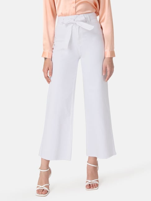 Women's jeans fashion wash ripped wide leg pants denim trousers at Rs  2511.35 | Surat| ID: 2852776312730