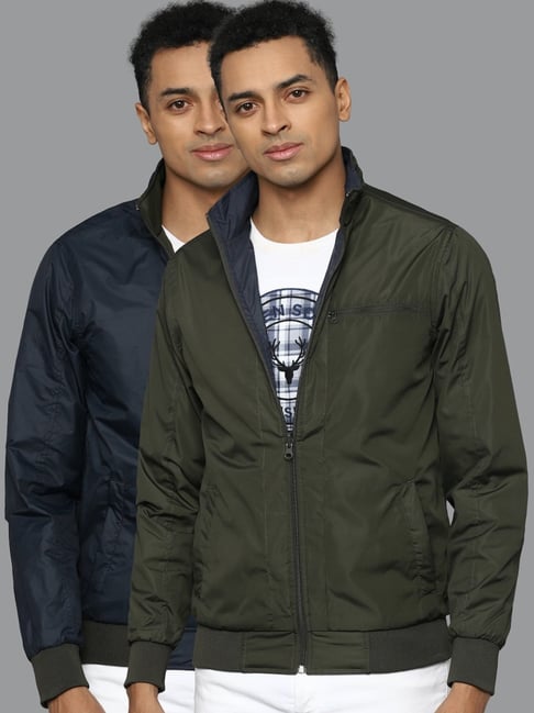 Allen Solly Brown Reversible Jacket – Ample Shop