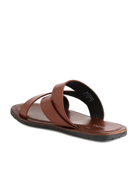 Arrow Men's ROZAN Tan Leather Slipper/Sandal-9 UK (2521909619) : Amazon.in:  Fashion