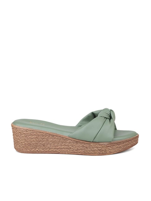 Womens slip discount on wedge sandals