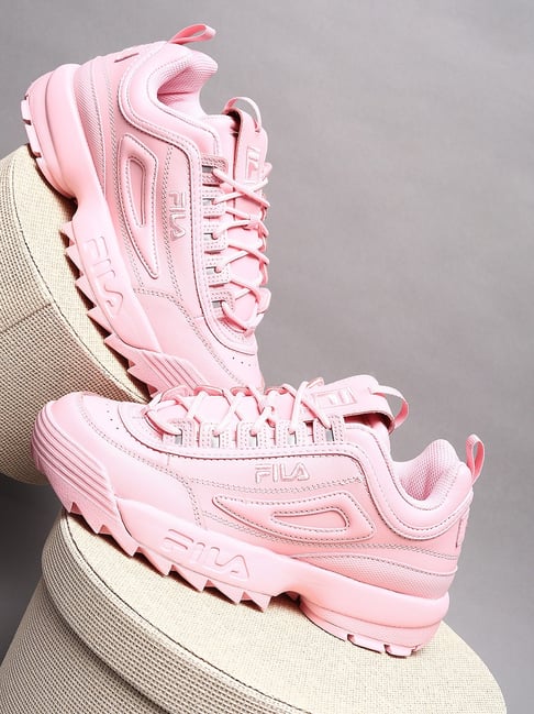Fila Women's DISRUPTOR II PREMIUM Pink Sneakers