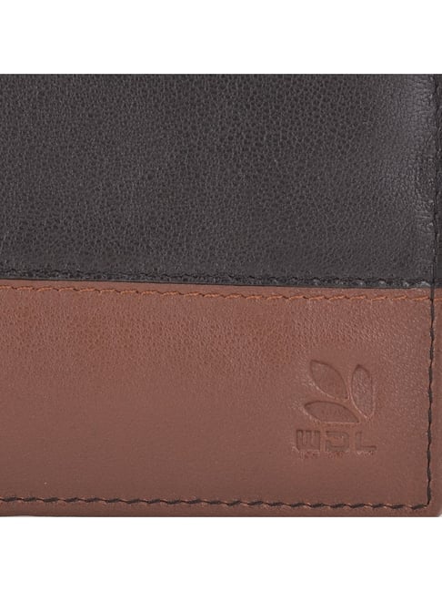 Mens Genuine High Quality Leather ID Card Holder Classic Design Slim Bifold  Wallet by Cavelio 730060 (C)