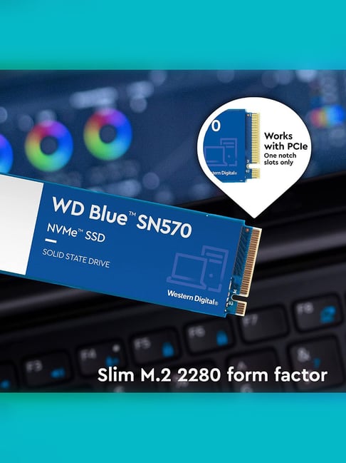 Western Digital WD Blue SN570 NVMe 2TB, Upto 3500MB per second