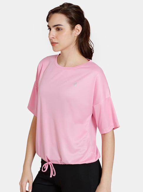 Zelocity by Zivame Pink T-Shirt