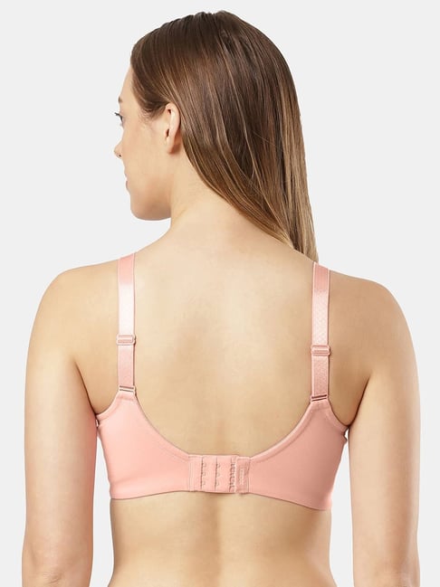 Jockey Dusty Pink Cotton Non-Wired Full Coverage T-Shirt Bra