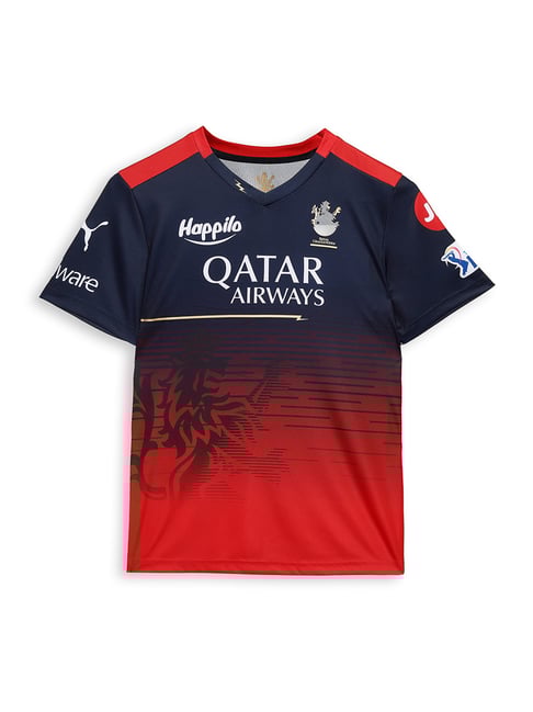 Puma Kids Navy & Red Printed T-Shirt-picture-27