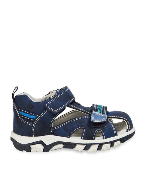 Fame Forever by Lifestyle Kids Navy & White Floater Sandals