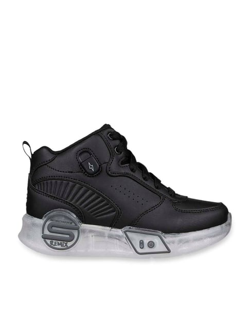 Skechers kids black cheap shoes