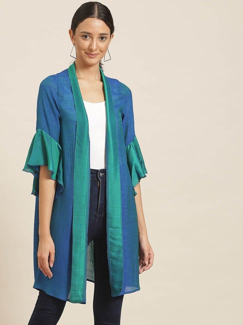 Turquoise shrug clearance cardigan