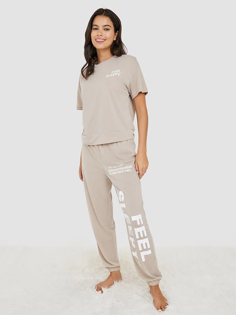 Cuffed pyjama best sale set womens