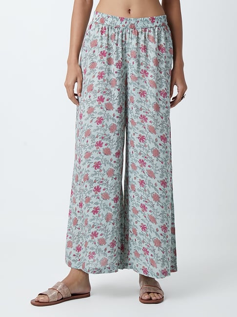 Buy online Floral Print Palazzo Pants from bottom wear for Women by Trend  18 for 799 at 0 off  2023 Limeroadcom