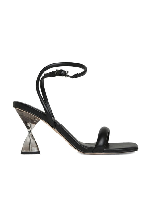 Buy Call It Spring NIGHTOUT Embellished Open Toe Heel Sandals In Clear |  6thStreet Qatar