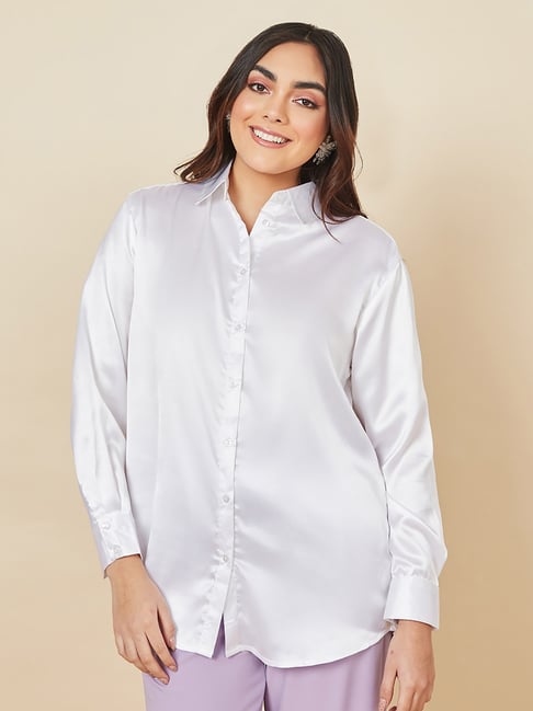 Styli White Casual Shirt Price in India