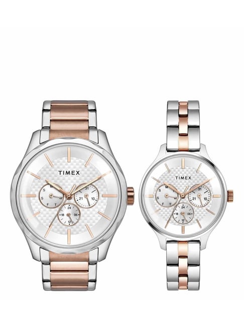 Buy Timex TW00PR291 Fashion Multifunction Couple Watch at Best Price Tata CLiQ