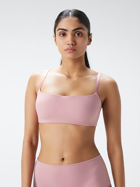 Wunderlove by Westside Pink Seamfree Padded Bra Price in India, Full  Specifications & Offers