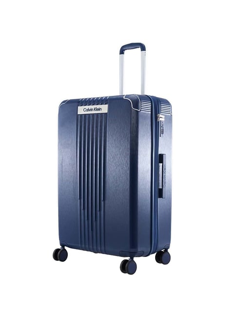 Buy Calvin Klein Blue Large Hard Cabin Trolley cm Online At