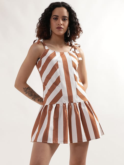 brown applique dress Nefertiti Maxi Dress