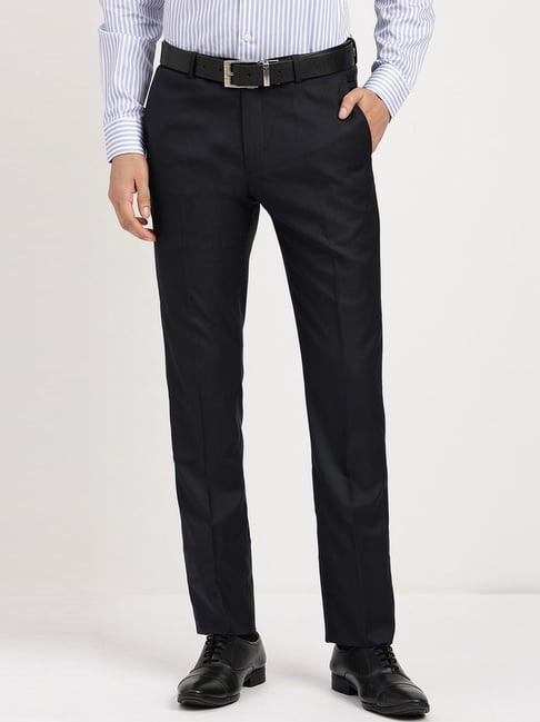 Buy Arrow New York Beige Slim Fit Trousers for Mens Online @ Tata CLiQ