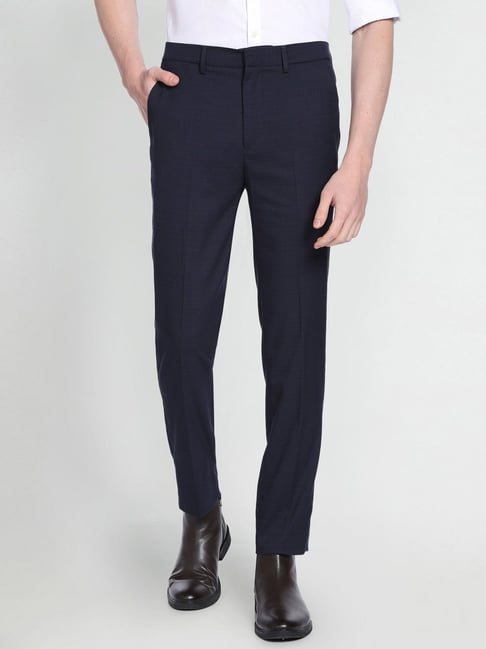 Buy Arrow Sport Mens Solid Grey Bronson Fit Casual Trousers Online  Lulu  Hypermarket India