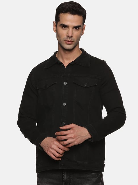 Kultprit Black Slim Fit Jacket-picture-36