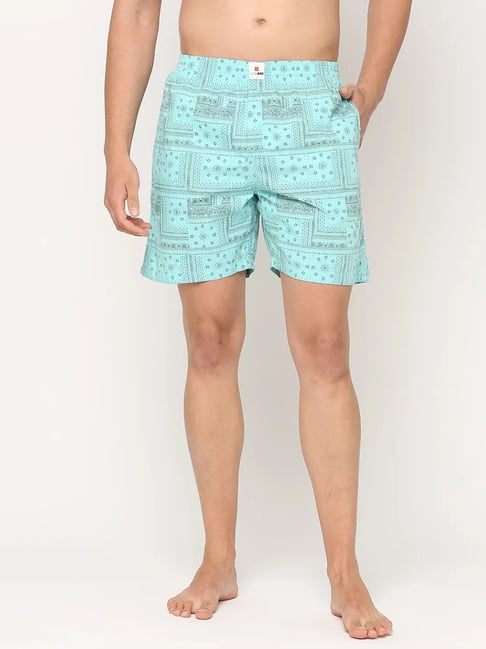UnderJeans by Spykar Aqua Printed Boxers-picture-22