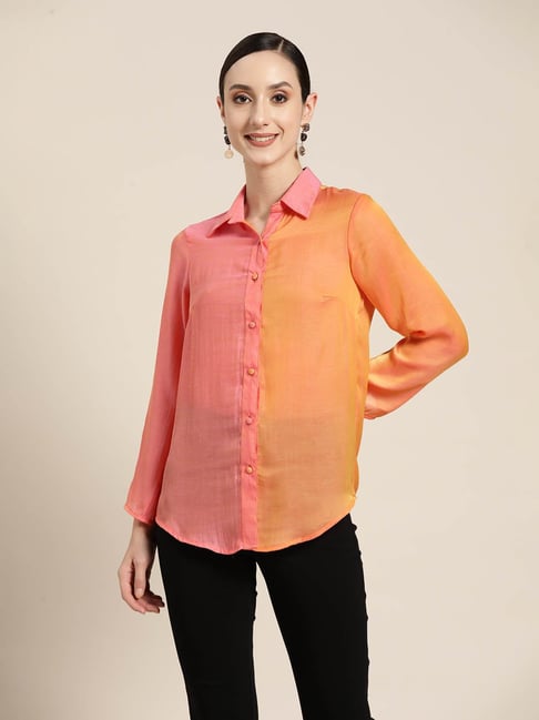 Buy Silk Shirts For Women Online In India At Best Price Offers