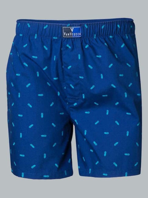 Van Heusen Regular Fit Functional Pocket Ultra Soft Allover Print Boxer  Shorts VHKB-08