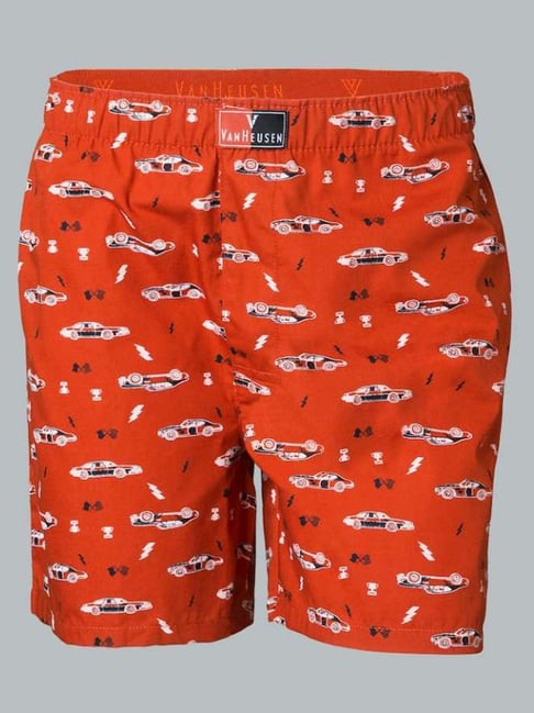 Van Heusen Regular Fit Functional Pocket Ultra Soft Allover Print Boxer Shorts - VHKB-06-picture-40