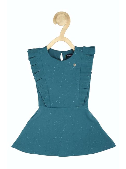 Allen Solly Junior Teal Blue Regular Fit Frock