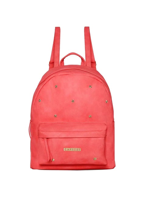 Buy Caprese 0.172 Ltrs Orange Medium Backpack Online At Best Price