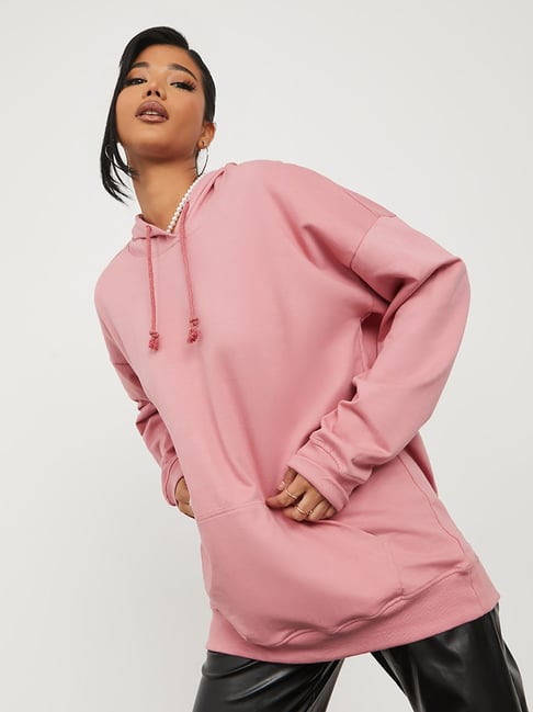 Oversized pink cheap hoodie womens