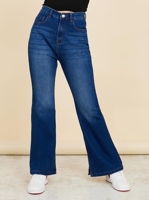 Buy Navy Blue Jeans & Jeggings for Women by MISS CHASE Online | Ajio.com